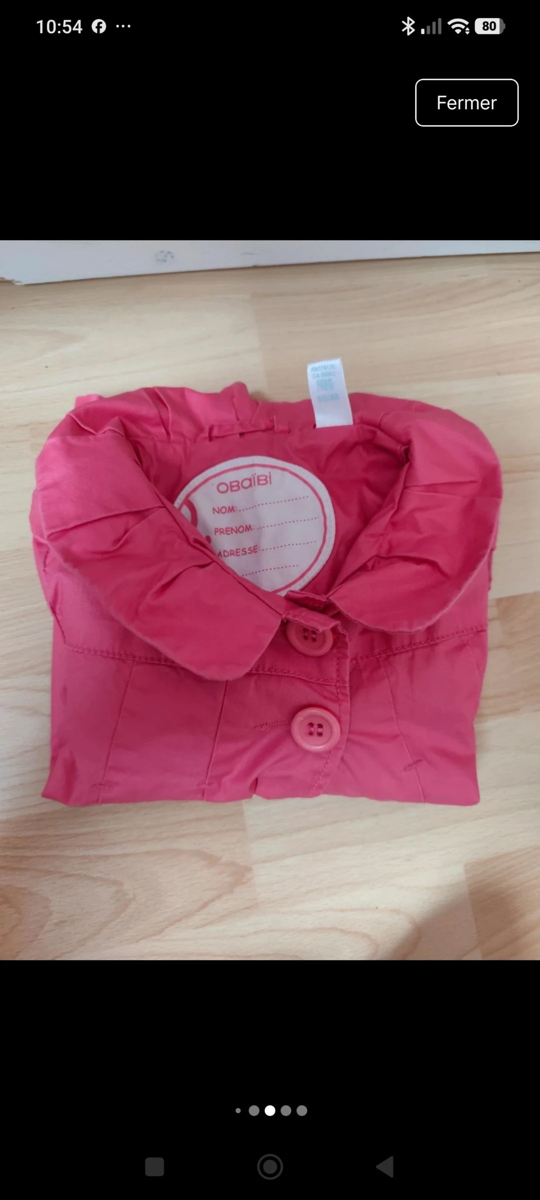 Veste mi saison Okaïdi 23 mois 